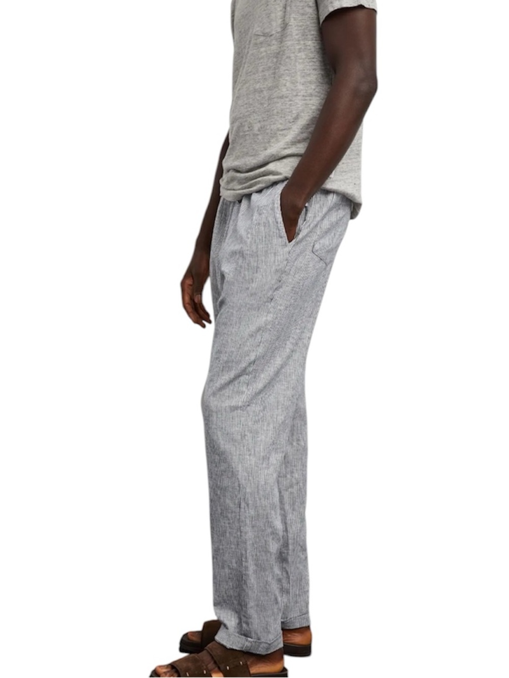 Onia Air Linen Stripe Pants